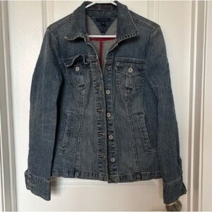 Stylish Dark Blue Denim Jacket